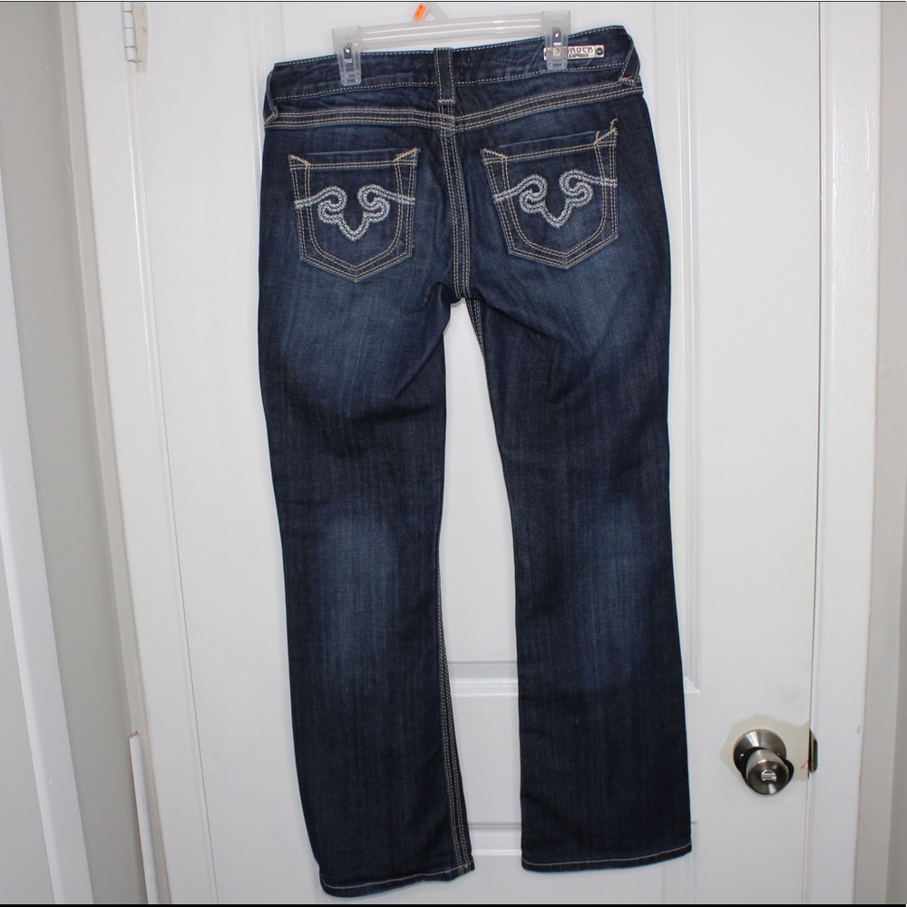 Express Re Rock Barely Boot Jeans size 6S